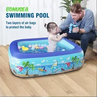 1M bébé piscines gonflables piscine piscines d'eau enfants baignoire extérieure intérieure jeu d'eau fête pour enfants garçons filles chien 1