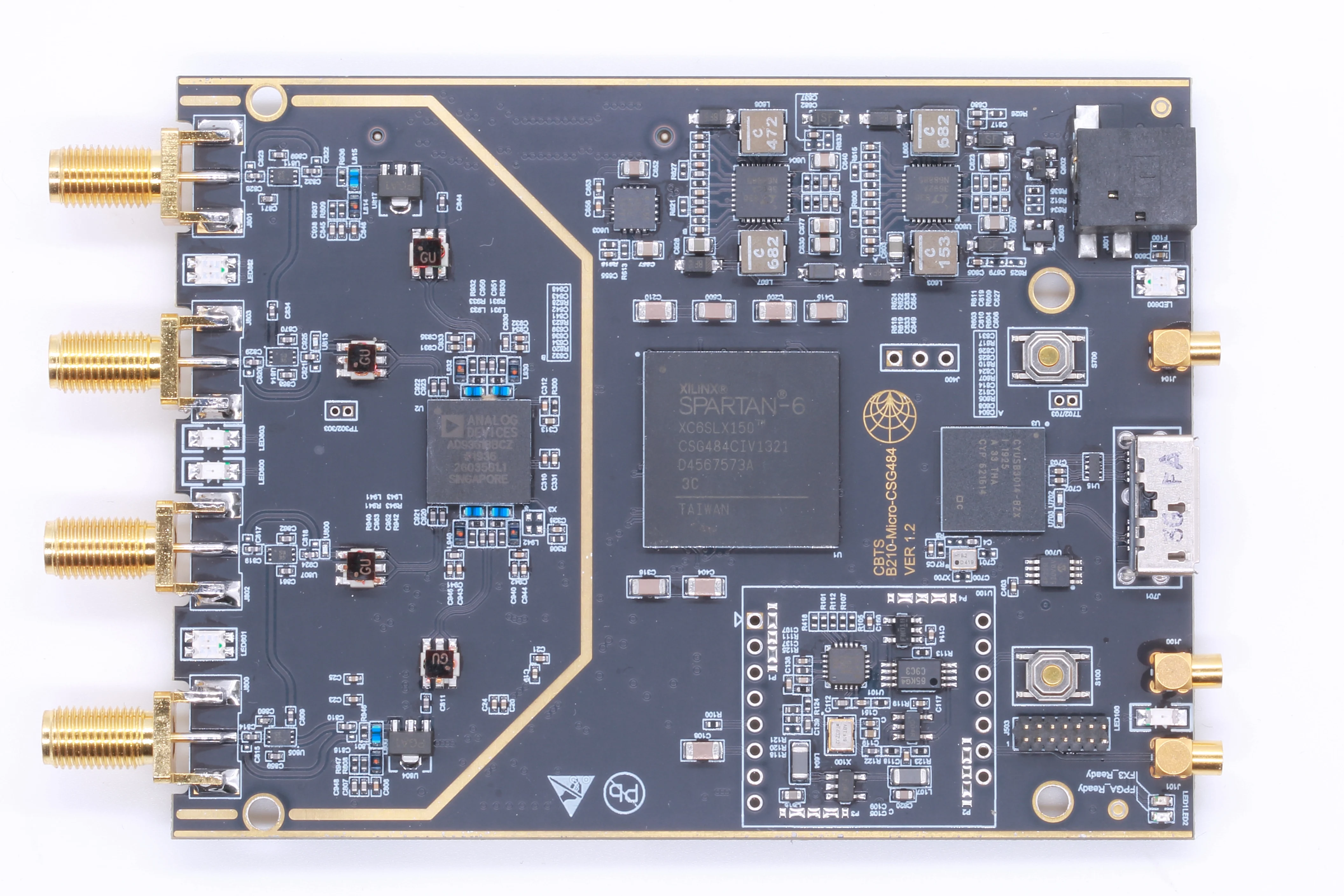 

Бесплатная доставка, 70 МГц-6 ГГц, SDR RF макетная плата USB 3,0, совместимая со стандартами памяти MICRO +, полностью совместима с драйвером USRP