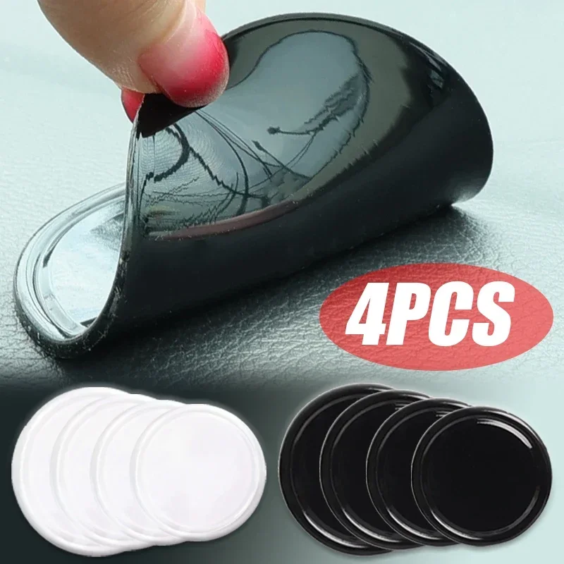 Car Anti Slip Pad 7/6/5/4cm Circular Magic PU Pad Universal Center Console Dashboard Phone Ornament Strongly Stick Anti-slip Mat car non slip mat non slip mat non slip dash mat silicone anti slip pad silicone anti skid pad