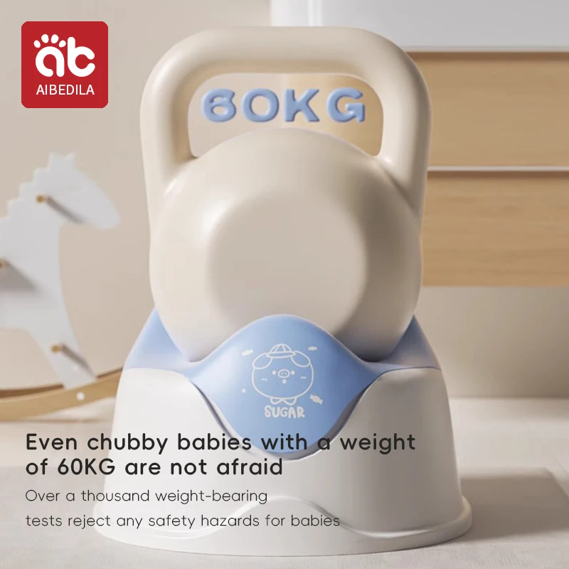 AIBEDILA Baby Potties Seats Kids Toilet Training Boys Girls Pot Infant Urinal Basin Potty With clean brush Travel Toilet Outdoor 3
