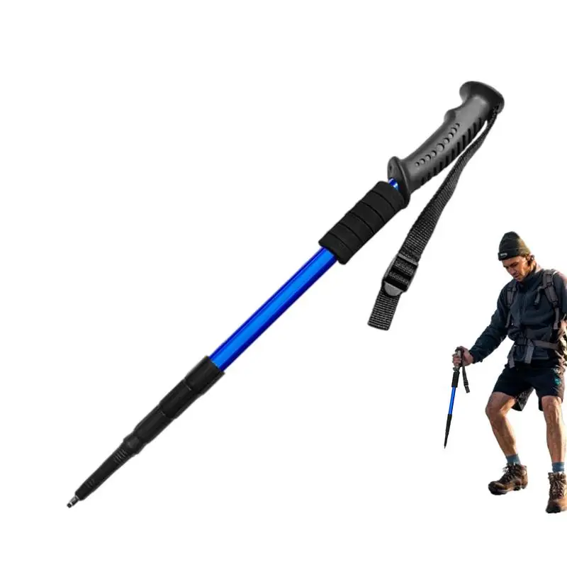 Bastoncini Da Trekking Per Anziani Donna Uomo Manico Dritto Ergonomico Bastoncini Da Trekking A 4 Sezioni Bastoncini Da Trekking Leggeri Per