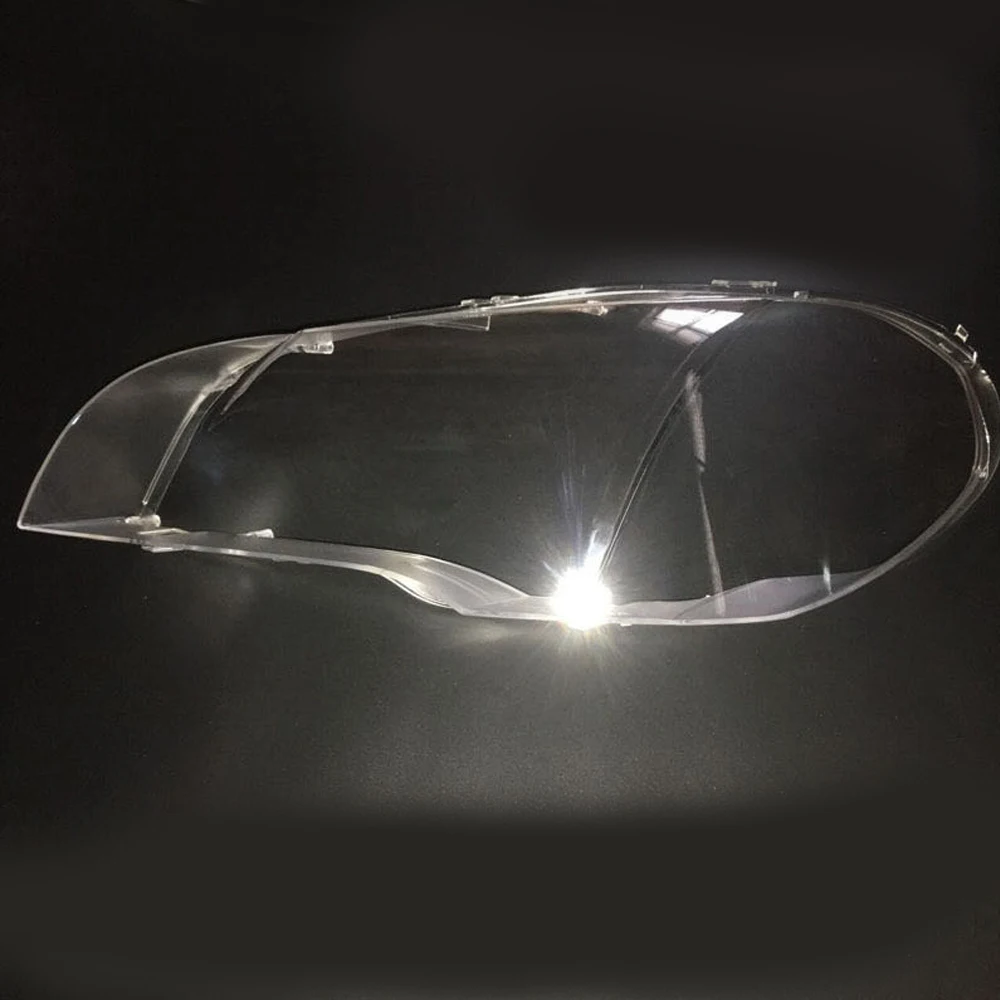 For BMW X5 E70 2007-2013 Auto Front Headlight Cover Lens Transparent Glass Headlamps Lampshade Lamp Shell Masks