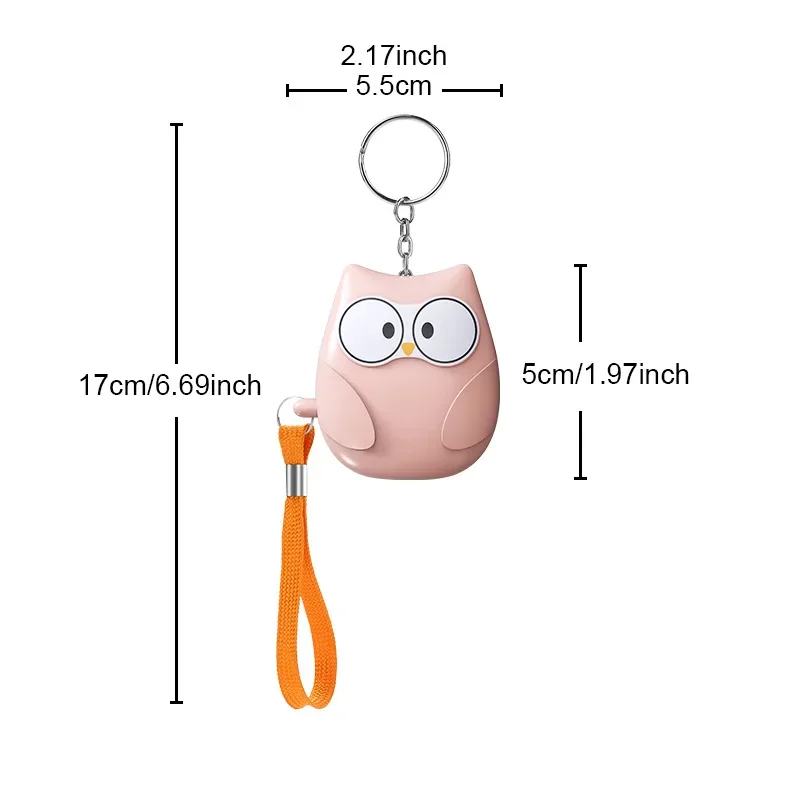 Outdoor personal portable alarm with pull ring women's anti wolf alarm self-defense call for help