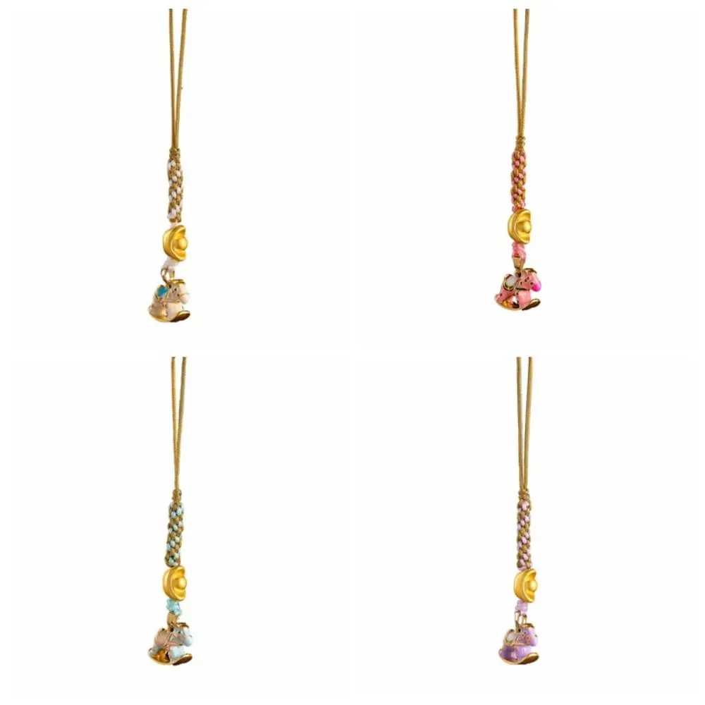 Lucky Horse Zodiac Phone Strap: Anti-Loss Chinese Style Lanyard & Cute Keychain Accessory