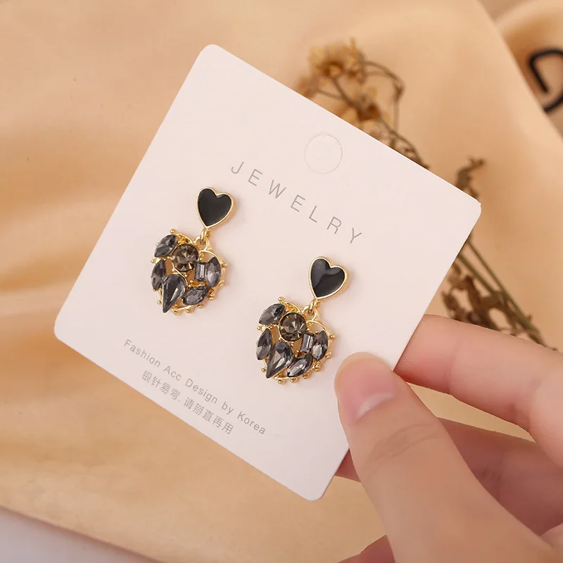 

2022 Fashion Hollow Heart Dangle Earrings for Women Temperament Exaggerated Drop Earrings Party Jewelry