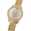 6/1pcs Glamorous Luxury Rhinestone Womens Watch with Quartz Movement - Stainless Steel Analog Wrist Watches 5