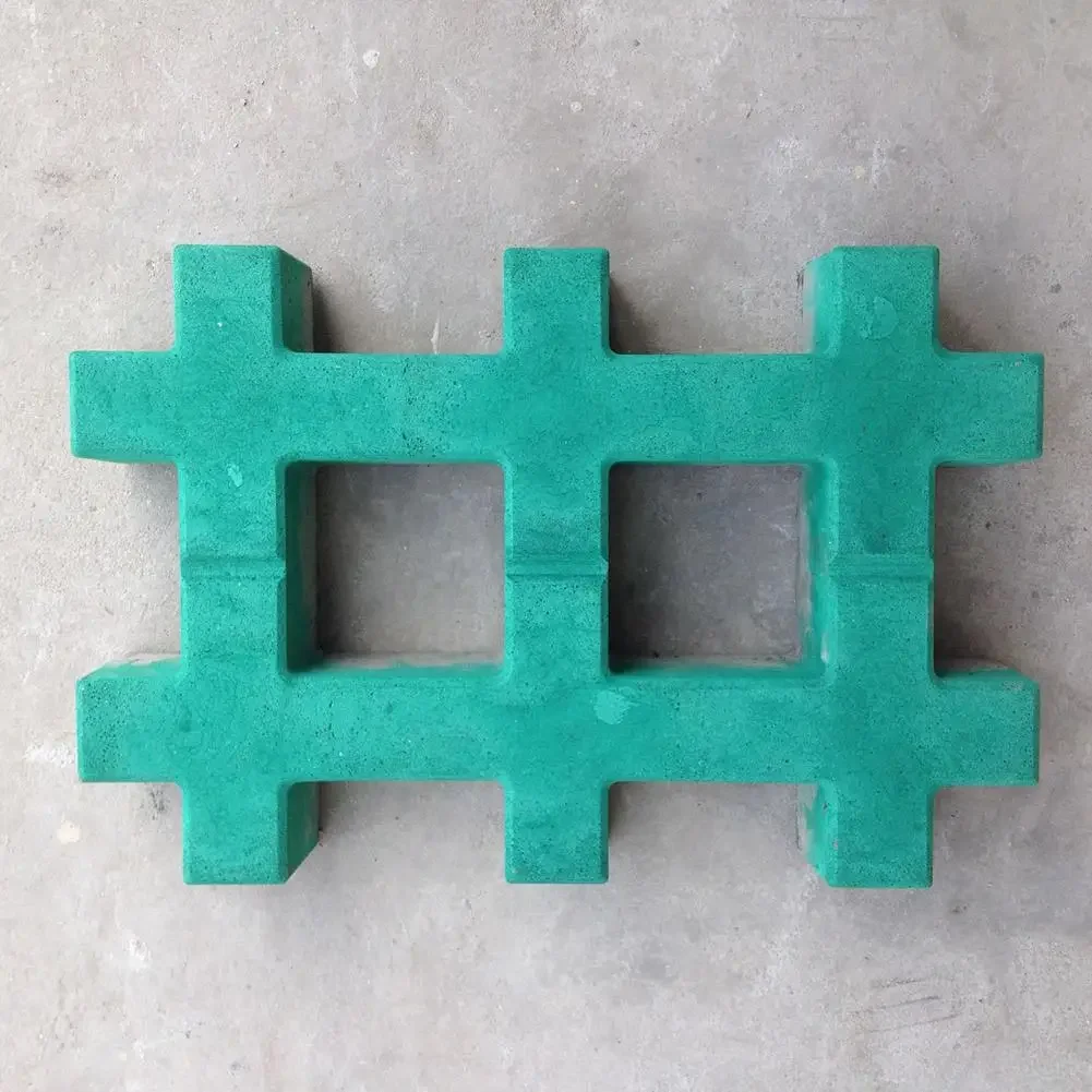 Plastic Mold Pavement Color Brick Permeable Brick Cross Shaped Parking Space Lawn Flower Bed Mold Box
