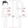 36PCS 6Inch Kelly Doll Clothes Set Include 5PCS Girl Dress,5PCS Boy Tops Pants,2Pairs Shoes,2x Doll,20x Hangers,2x Swimming Ring 2