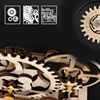 3D Wooden Puzzle DIY Assemble Mechanical Marble Run Gear Model Building Kit Steam Science Puzzles Educational Toys Gift for Kids 2