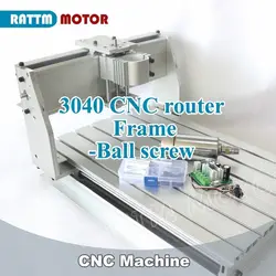 【EU】3040 Desktop CNC Router Milling Machine 52mm Frame kit with speed regulator + 300w spindle