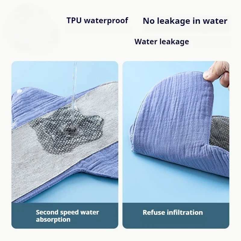 Reusable Washable Incontinence Pads for Elderly Urinary Incontinence Absorbent Pads for Bedwetting
