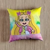 Kids Diana And Roma Show Soft Pillow Case Red Cloud Action Figures Square Pillow Covers Cushion Sofa Decor Cover Toys Gift 3