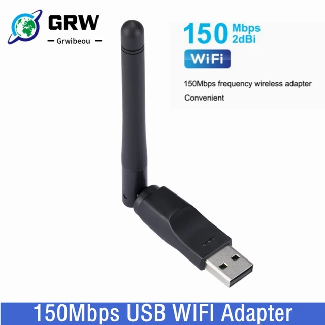 Usb Wifi Adapter 150mbps Wireless Network Network Card Wi-fi Receiver Pc  Laptop