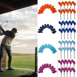 10PCS 11g Neoprene Iron Head Covers Club Golf Iron Headcovers Protector Universal Protection Golf Irons 10 Colors