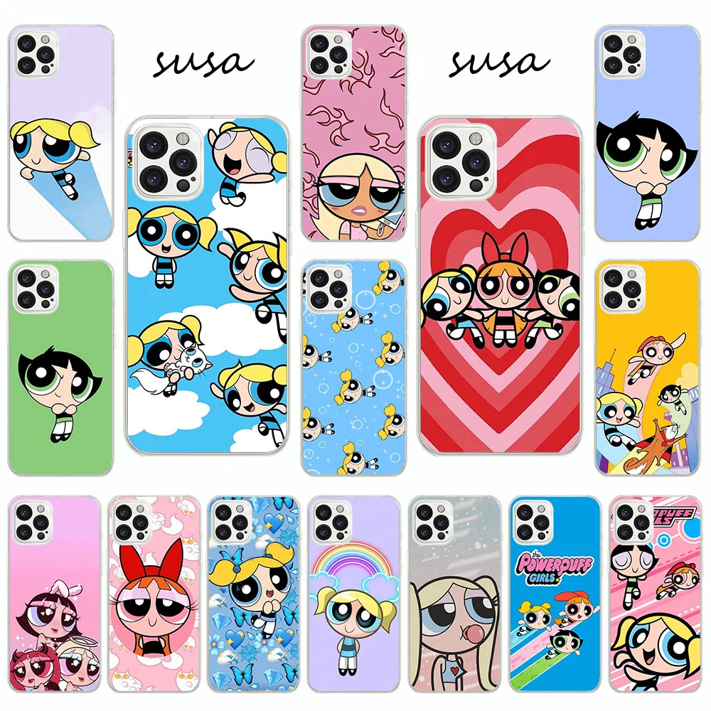 Custodia Morbida Per Infinix Gt 10 Hot 12I 30 30I Nfc Note 12 30 Zero 20 30 Vip Pro Lk-60 Powerpuff Girls