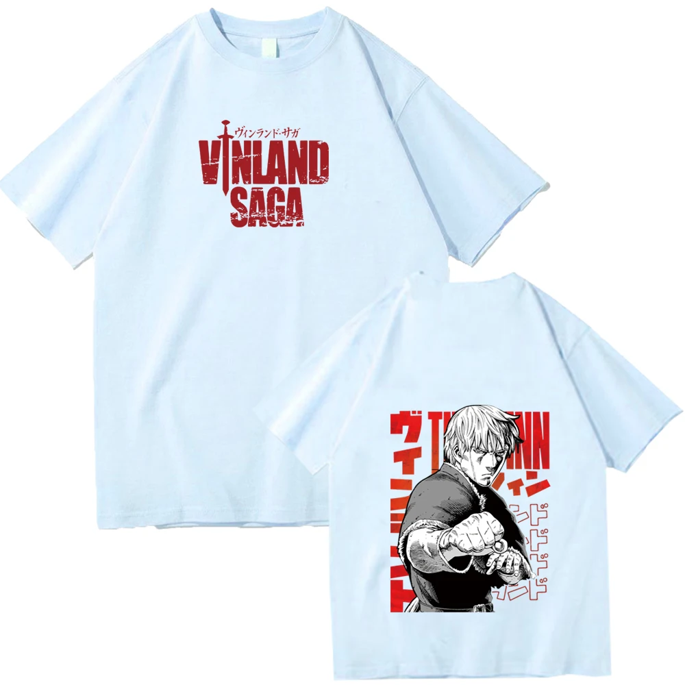 2023 Anime Vinland Saga Tshirt Aesthetic Sudaderas Short Sleeve Unisex Tees Gifts