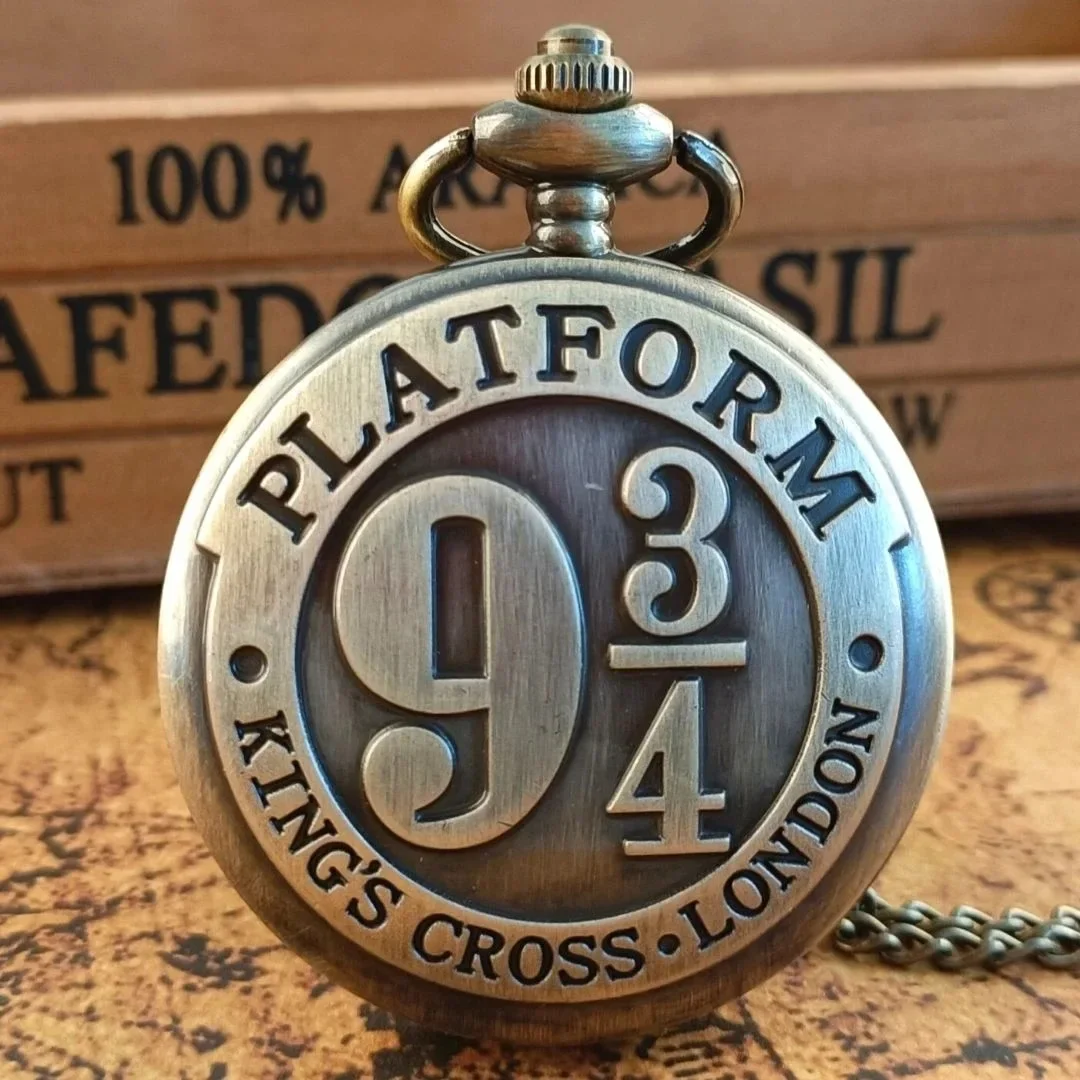 Classic Retro Harriese Magician Boy 3/4 Platform Fine Chain Retro Pocket Watch Potter Spot Supply Vendita Calda Può Regalare Amici