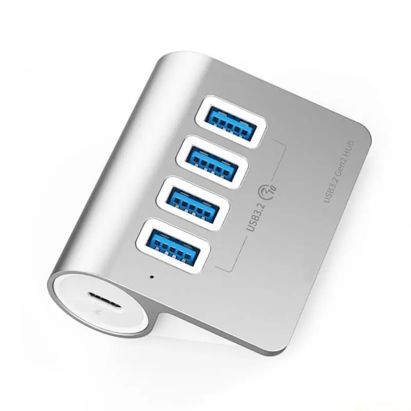 E56B 빠른 데이터 동기화 및 충전을 위한 다용도 USB3.2 허브, 알루미늄 케이스