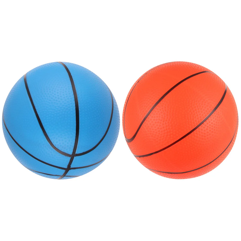 

2 Pcs Basketball Toy Toddler Toys Kids Mini for Pool Indoor Teenager Plastic Indoors Youth