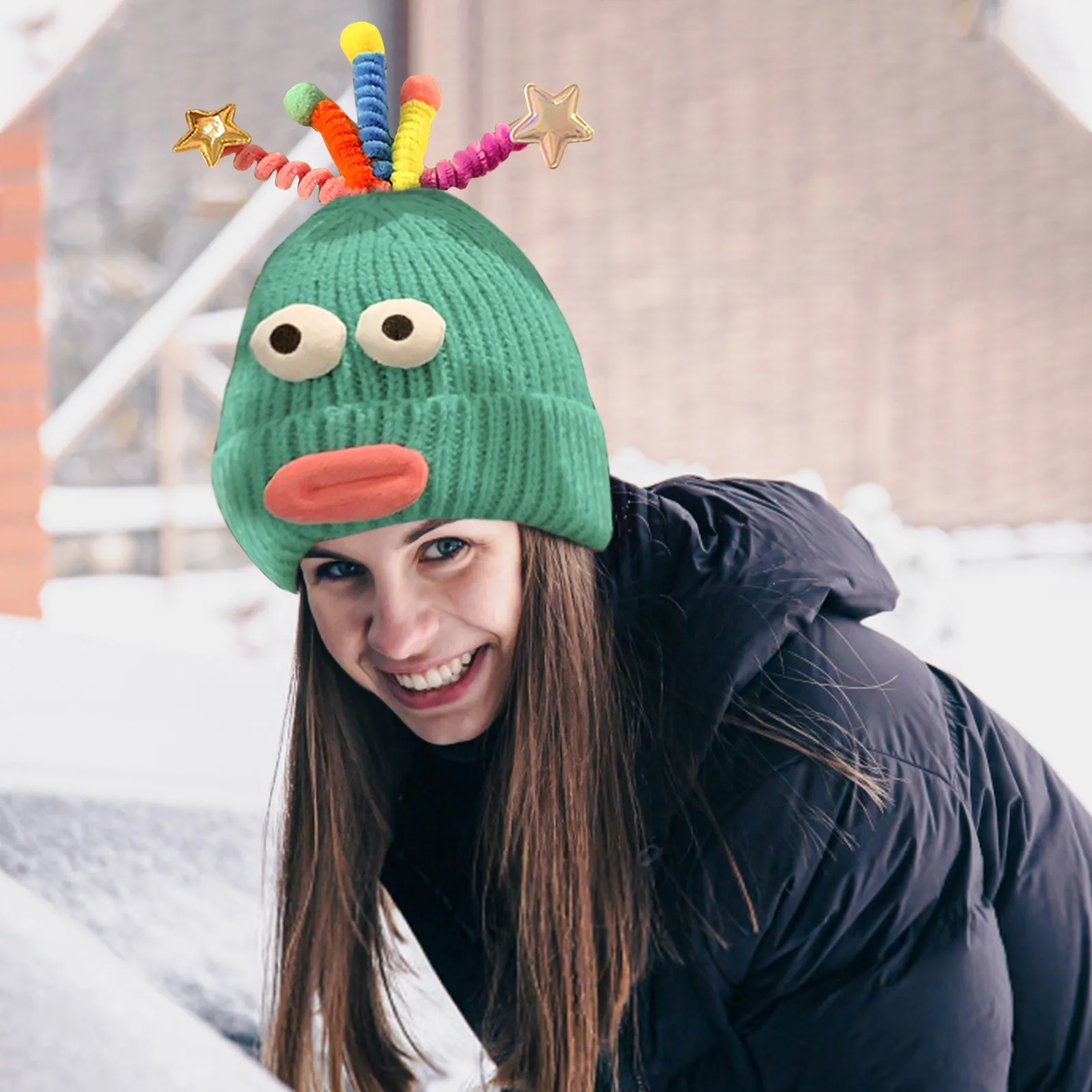 Beanie Hat: Fun Knit Windproof Winter Accessory