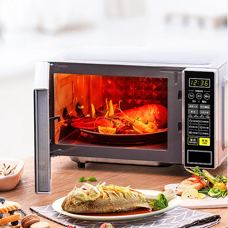 Microwave Oven Home Office Quick Light Wave360°turntable Microwave Oven  Visual Heating Microwave Oven - Microwave Ovens - AliExpress