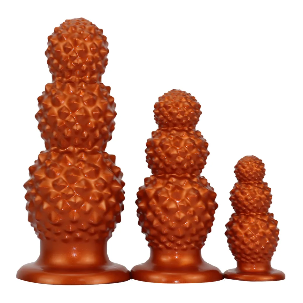 Silicone Spiked Anal Plug For G-spot Stimulation Unisex Toy_voghion.com