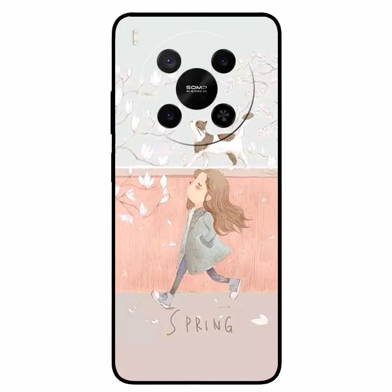 Lion Cat Black Soft Silicone Fashion Phone Case - Protective TPU Coque