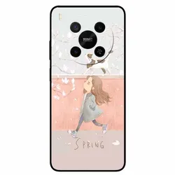 Lion Cat Black Soft Silicone Fashion Phone Case - Protective TPU Coque for Nubia V70 Max (W03.CH.62)