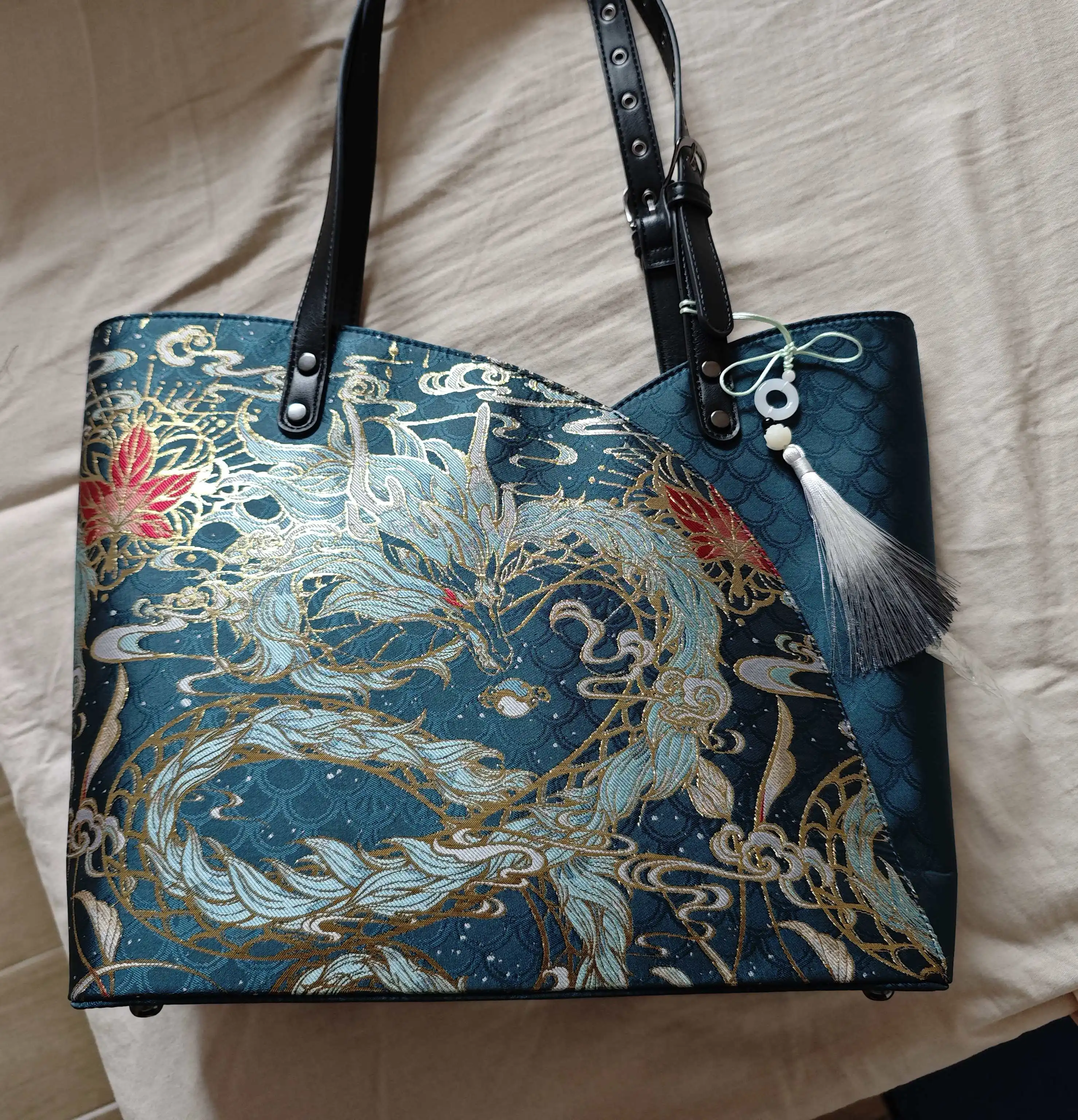 In Stock Game Anime Honkai: Star Rail Official Merch Kafka 32x23x7cm PU Handbag Shoulder Bag - 200000532