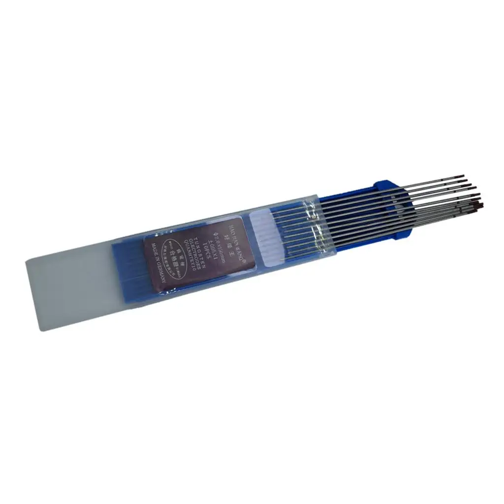 10 Pieces TIG Welding Tungsten Electrodes Tungsten Steel (Grey,) 3