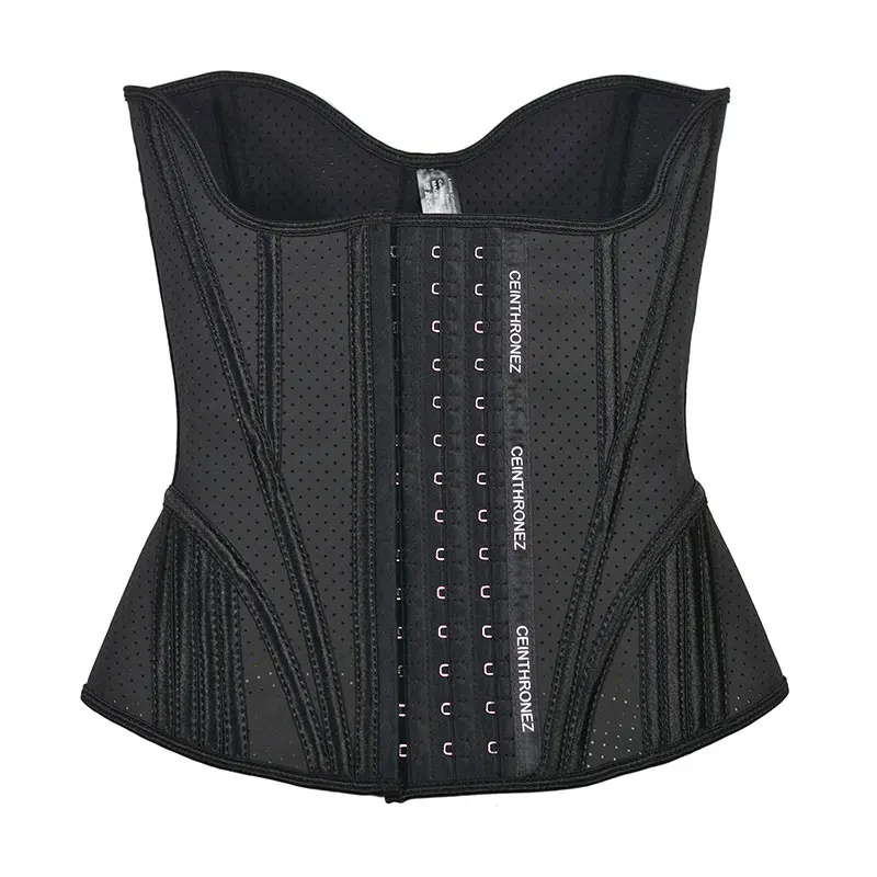 Longline Torso Women's Shapewear Strong Latex Waist Trainer Workout