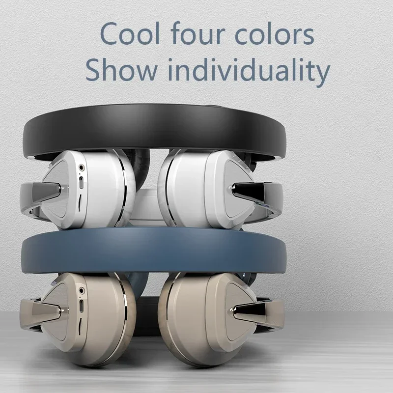Premium Wireless Bluetooth Over-Ear Headphones with High-Fidelity Bass & Foldable Design