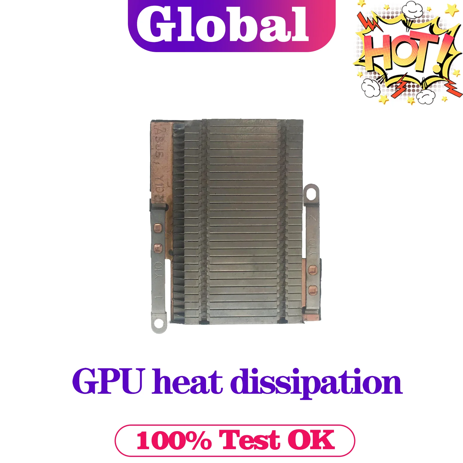 Arrefecimento Cpu Gpu Módulo Radiador Dissipador de Cobre Asus X541u X541uak X541uv X541uvk X541uj F541u A541u R541u X540l X540lj Cpu - Imagem 2