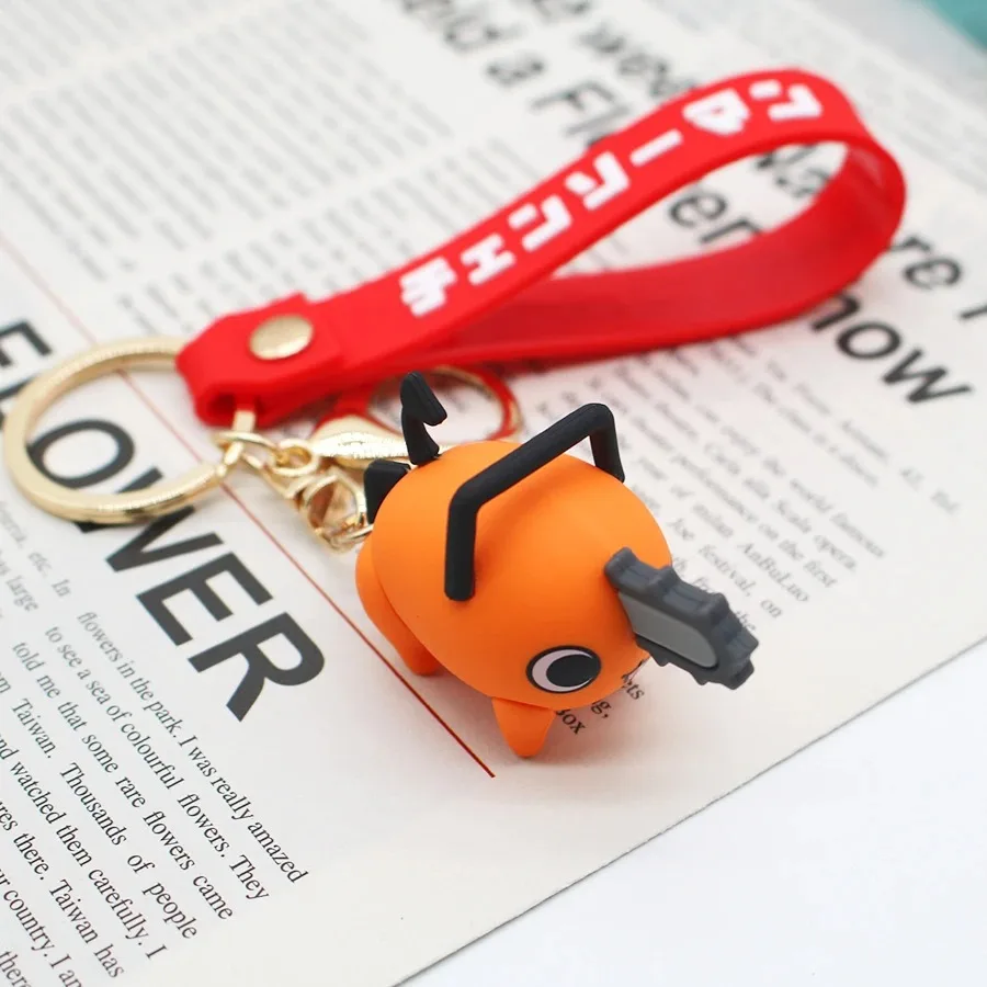 Anime-Inspired Chainsaw Man Keychain Pendant Toy Accessory