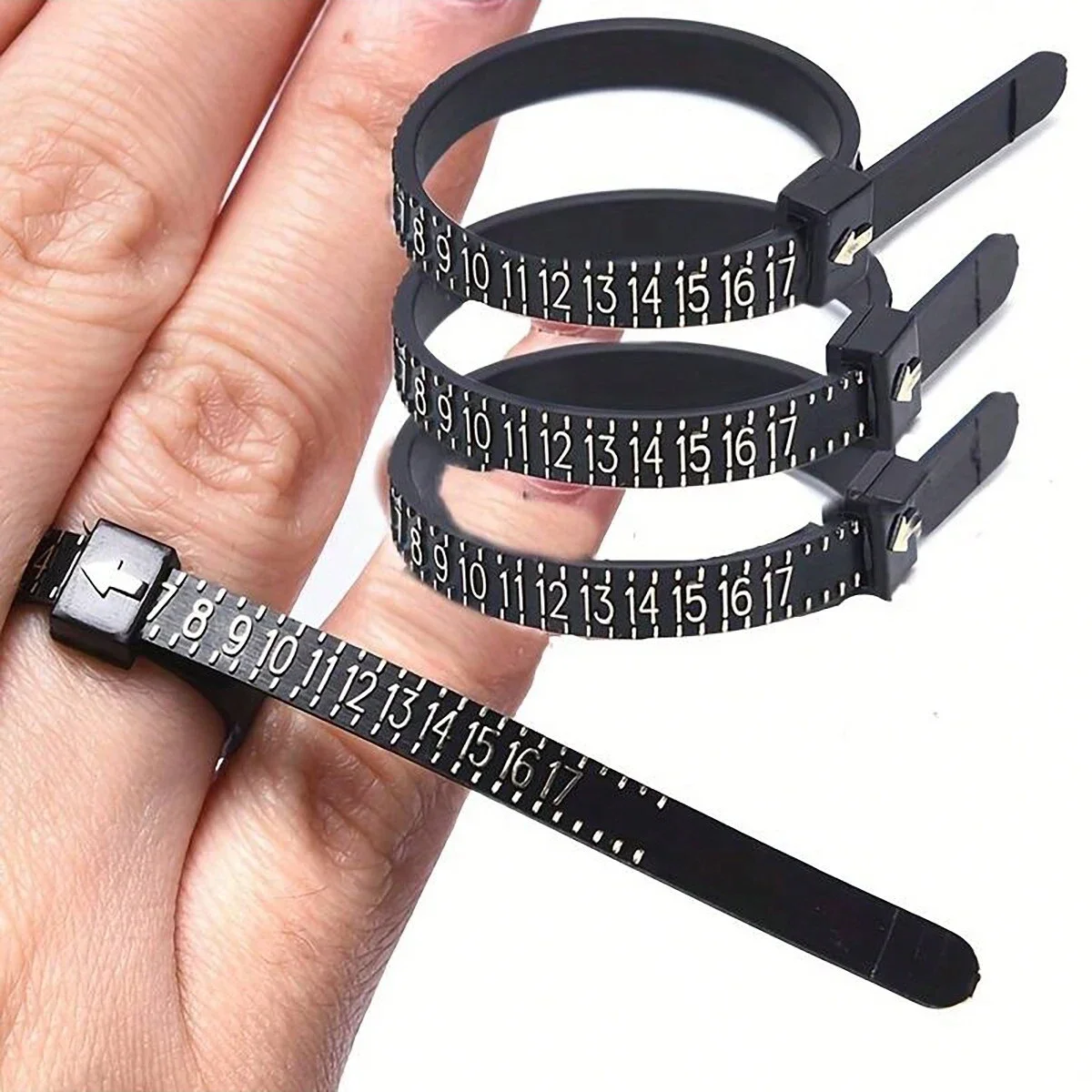1/2/3pcs Ring-Size Measuring Instrument Ring Size Measuring Instrument Male and Female Finger Size Ring Measuring Tool