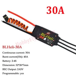 High - Performance Brushless ESC with UBEC for Drones and DIY Aircraft (BLHeli 30A ESC)