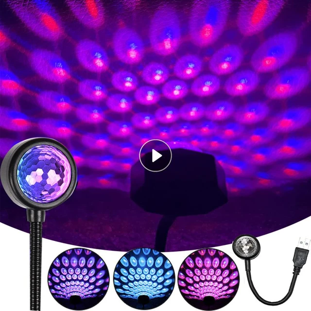 Mini boule disco RVB USB / Lightning avec capteur acoustique [Lunartec] :  : Instruments de musique et Sono