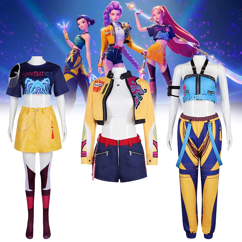 Raineed] K-POP ガールズ！デーモン・ハンターズ コスプレ衣装 子供用