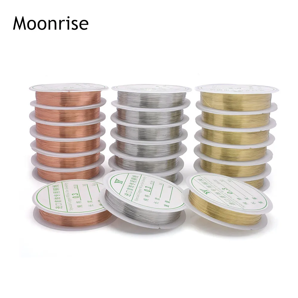 Versatile Tarnish-Resistant Copper Jewelry and Craft Wire (0.2-1mm)