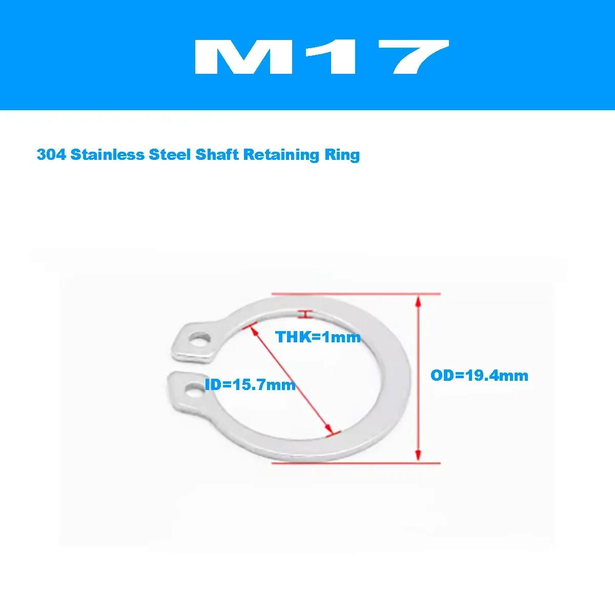 50pcs M17