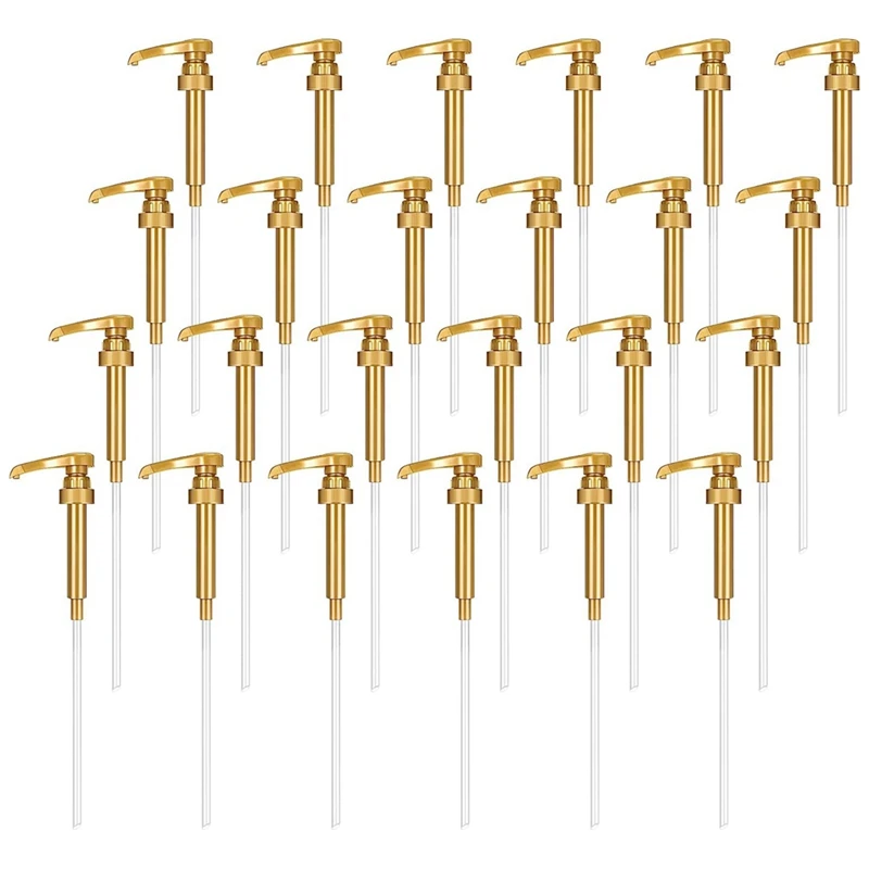 

Диспенсер BMBY-с помпой для кофейного сиропа, подходит для бутылок с сиропом для ароматизации кофе объемом 25,4 унций/750 мл, для домашних кофейных баров, для чая, 24 упаковки