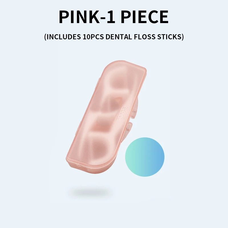 Teeth Floss Box Set of 10 Portable Mini Floss