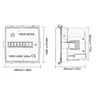 Hour Meter Industrial Timers High Accuracy Electric Time Counter 220V‑240V Hour Meter Hour Meter Air Conditioning 6