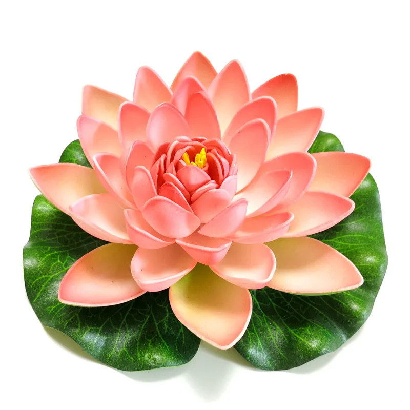 Floating Lotus Artificial Flower - Lifelike Water Lily for Pond and Garden Decoration