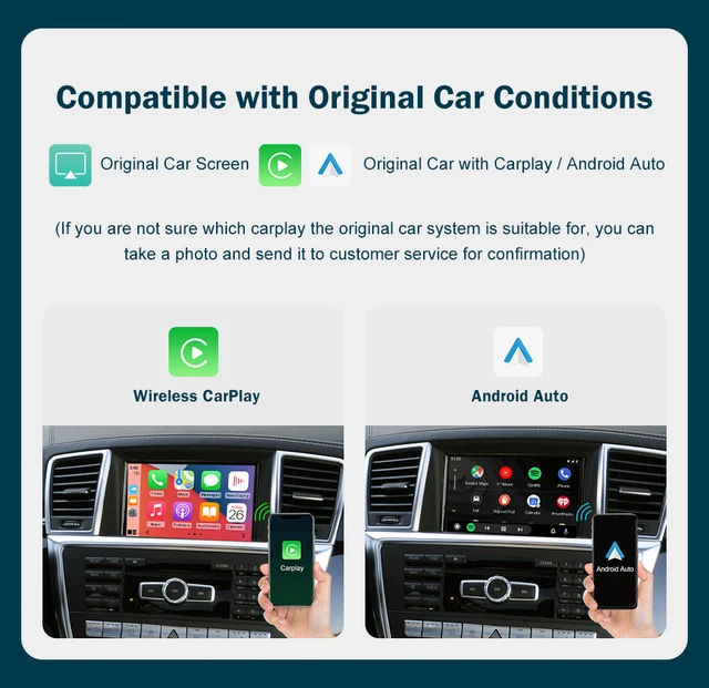 Wireless CarPlay and AndroidAuto Integration for Mercedes GL ML 2012-2016 –  GTA Car Kits