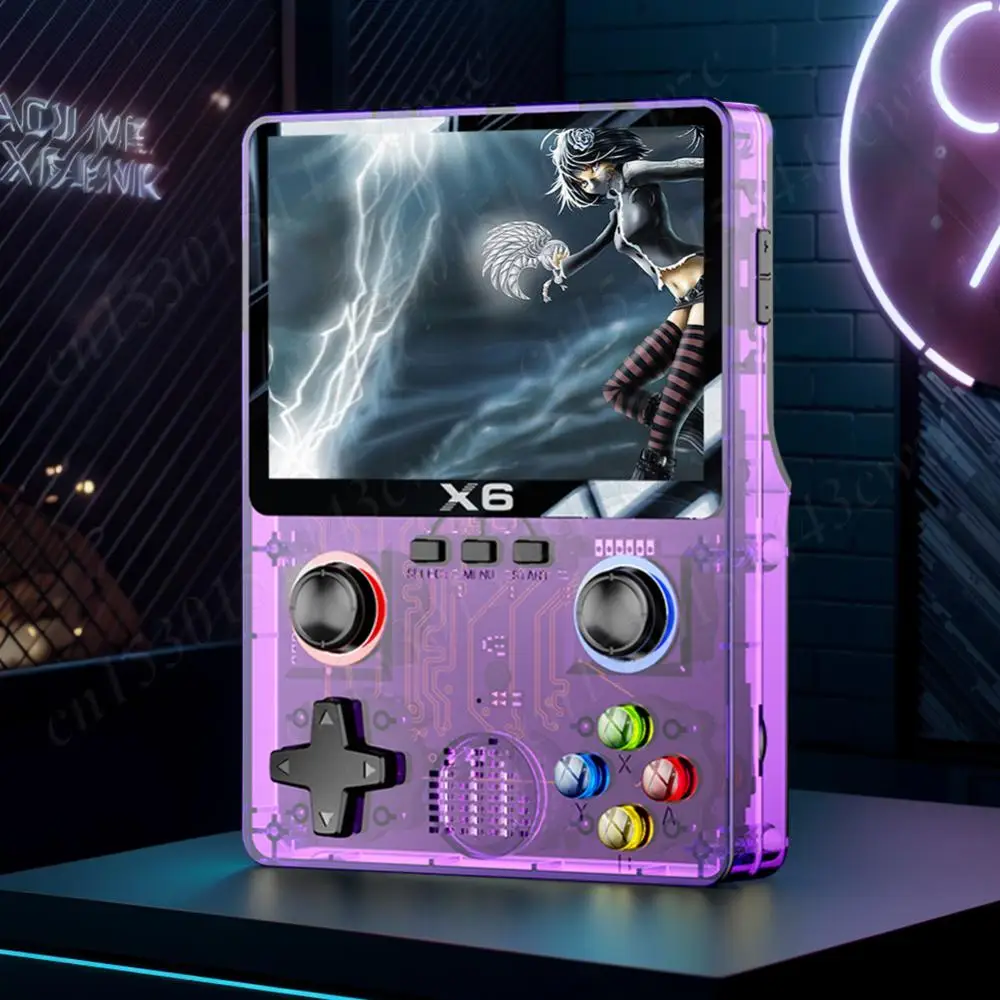 Портативный игровой плеер X6, 2000 мА · ч, 3,5 дюйма, IPS экран ...