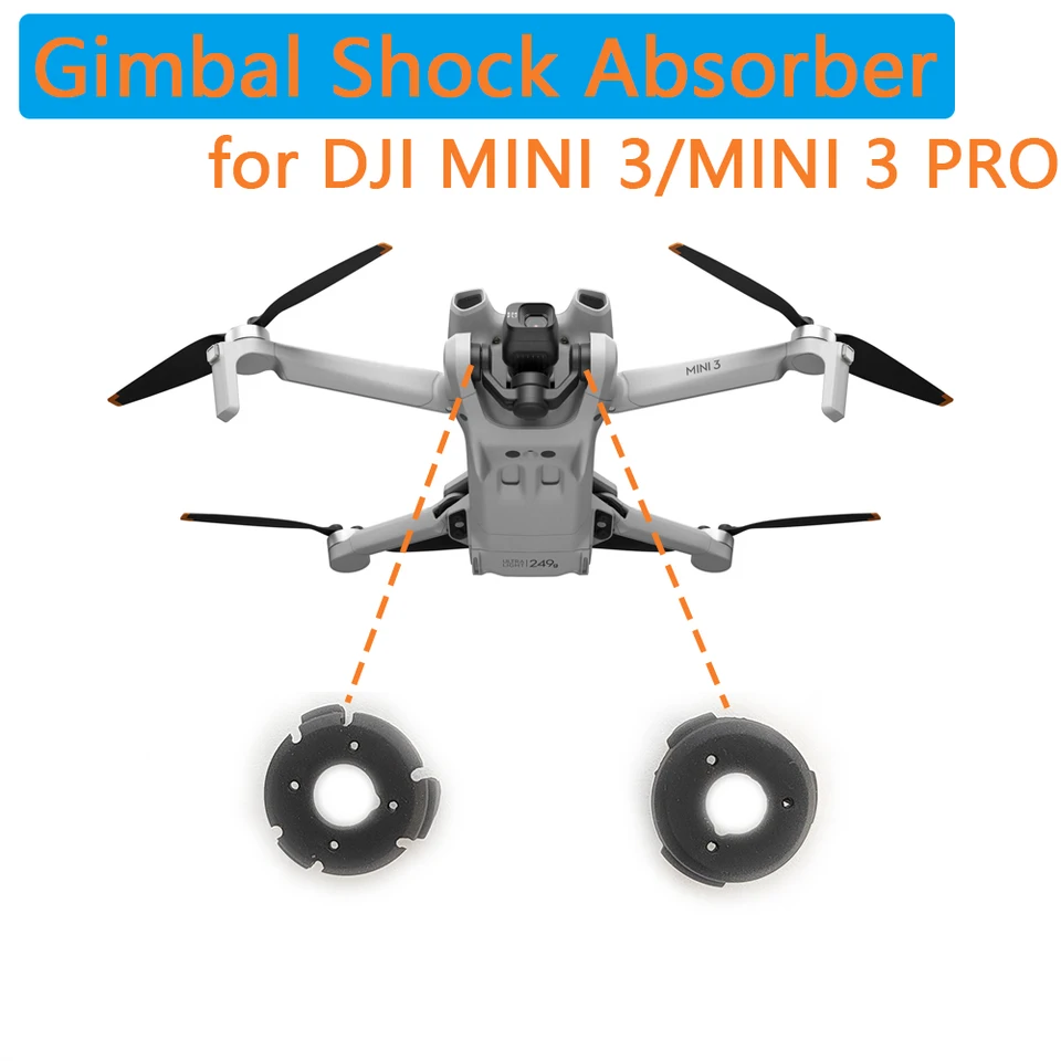 Dron Alcance Dji Mavic Mini Drone Parts ECSiNG Drone Gimbal Shock Absorbers  Replacement Rubber Damping Parts