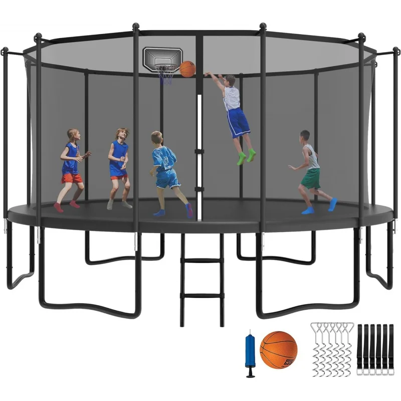 

Tranpoline 16 футов, Tranpoline для детей и взрослых, 1500 фунтов