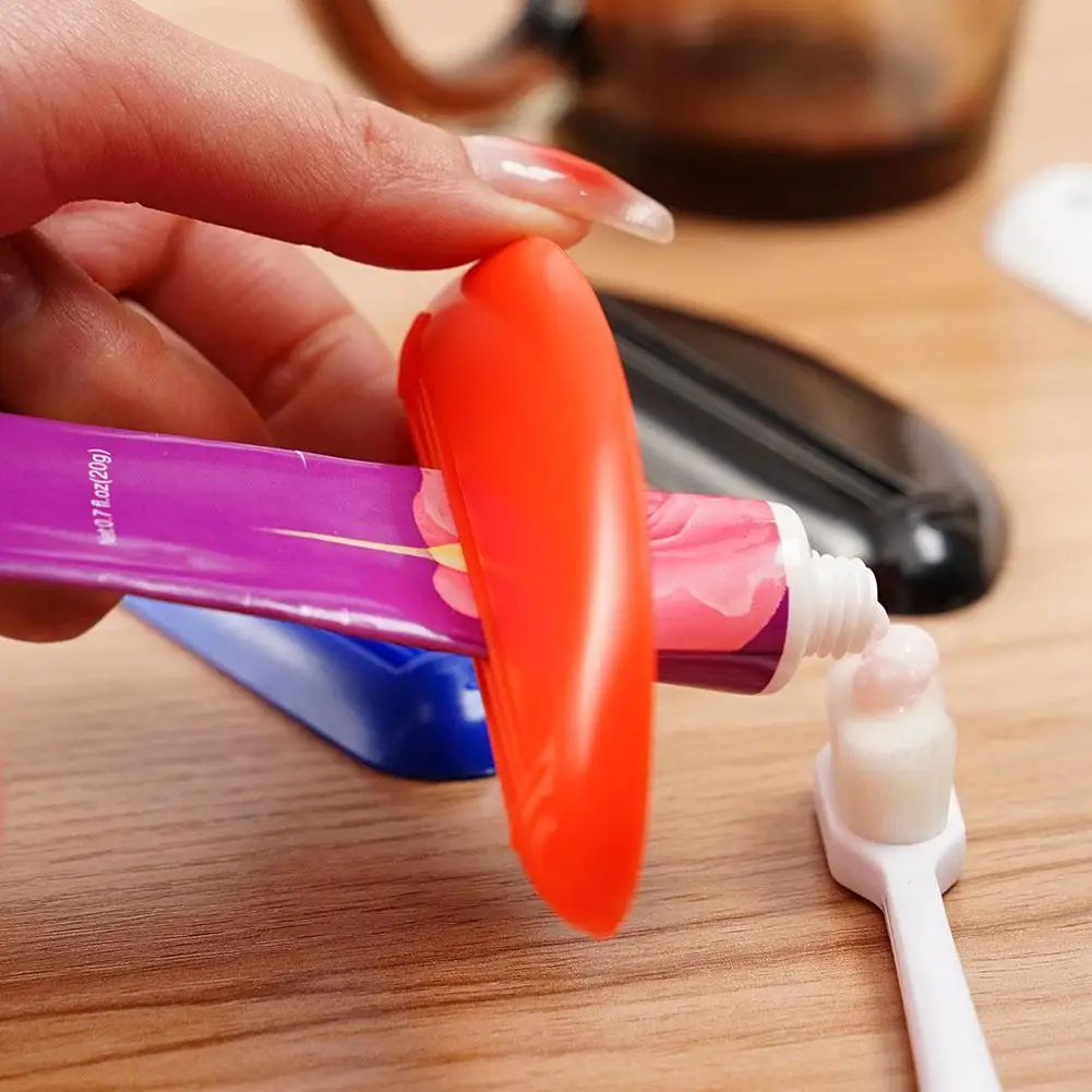1pcs Multifunction Manual Toothpaste Dispenser Cream Tube Squeezer Bathroom Squeeze Paste Extruding Clip Squeezing Clamp 4