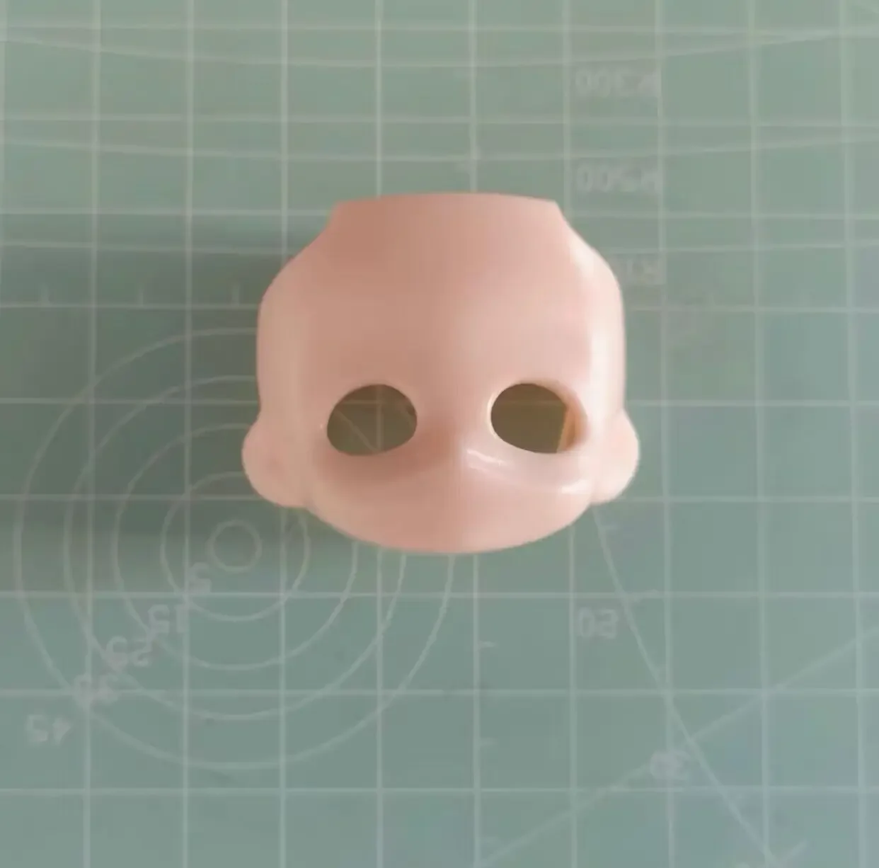 Ob11 Ob22 Blank Face GSC Handmade Faceplates Open Eyes White Magic Change Clay Face Replacement DIY Doll Accessories
